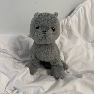 Ganz Webkinz Charcoal Cat Grey Plush Stuffed Animal Toy No Code